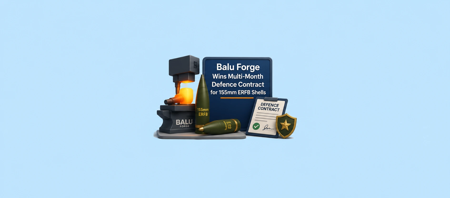 Balu Forge Wins Multi-Month Defence Contract for 155mm ERFB Shells